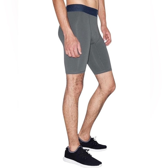 American Apparel Men’s Forward Compact Short Asphalt/Black Size-L NWT - Picture 4 of 8